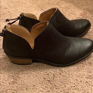 Black booties. Brand new!
